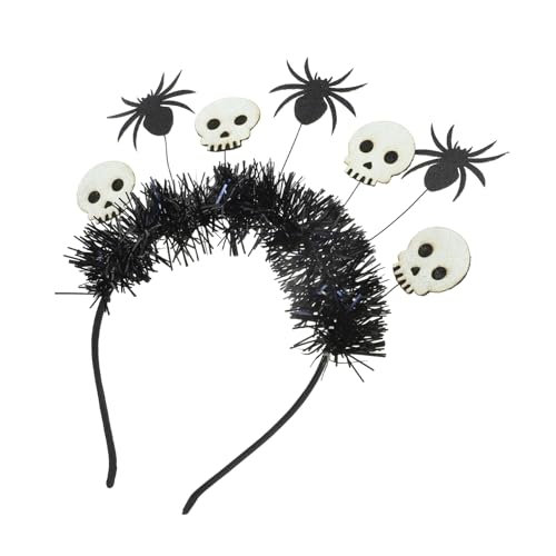 Gatuida Halloween Haarreif Schädelkopf Stirnband Bequemer Kopfschmuck für Kostüm Party Vielseitiges Haar Deko Accessoire für Kopfgrößen Langlebig und Wiederverwendbar für Halloween und Gatuida Halloween Haarreif Schädelkopf Stirnband Bequemer Kopfschmuck für Kostüm Party Vielseitiges Haar Deko Accessoire für Kopfgrößen Langlebig und Wiederverwendbar für Halloween und von Gatuida