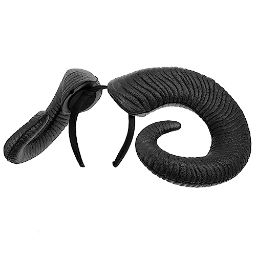 Gatuida Halloween Haarreif mit Schwarzen Hörnern Realistisches Horn Stirnband als Gruseliges Kostüm Accessoire für Erwachsene Halloween Party Prop und Cosplay Kopfstück Gatuida Halloween Haarreif mit Schwarzen Hörnern Realistisches Horn Stirnband als Gruseliges Kostüm Accessoire für Erwachsene Halloween Party Prop und Cosplay Kopfstück von Gatuida