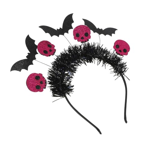 Gatuida Halloween Haarschmuck Schädel Stirnband mit Fledermaus und Spinne Wiederverwendbares Kopfband für Kostüm und Themenpartys Langlebiges Accessoire für Halloween Dekoration Gatuida Halloween Haarschmuck Schädel Stirnband mit Fledermaus und Spinne Wiederverwendbares Kopfband für Kostüm und Themenpartys Langlebiges Accessoire für Halloween Dekoration von Gatuida