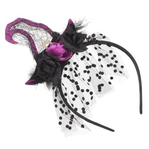 Gatuida Halloween Hexenhut Haarreif für Erwachsene Dekoratives Cosplay Stirnband Spitze Hexenhut Haarschmuck für Karneval Party und Halloween Kostüm Zubehör Gatuida Halloween Hexenhut Haarreif für Erwachsene Dekoratives Cosplay Stirnband Spitze Hexenhut Haarschmuck für Karneval Party und Halloween Kostüm Zubehör von Gatuida