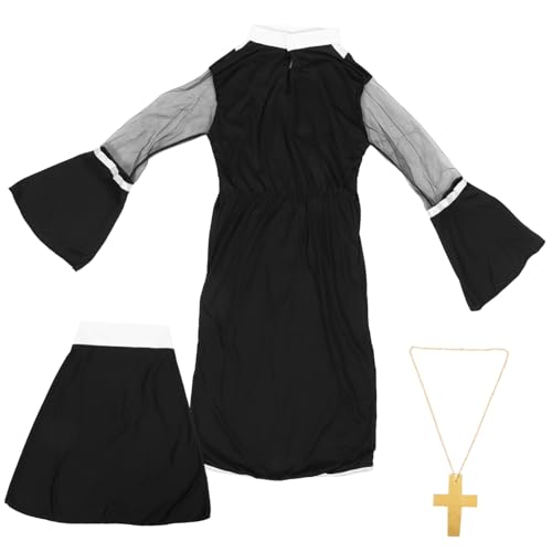 Gatuida Halloween Kostüm für Erwachsene Nonnen Outfit Damen Cosplay Party Zubehör Leichtes Bequemes Material Angenehmes Tragegefühl Festliche Verkleidung für Halloween und Karneval Gatuida Halloween Kostüm für Erwachsene Nonnen Outfit Damen Cosplay Party Zubehör Leichtes Bequemes Material Angenehmes Tragegefühl Festliche Verkleidung für Halloween und Karneval von Gatuida