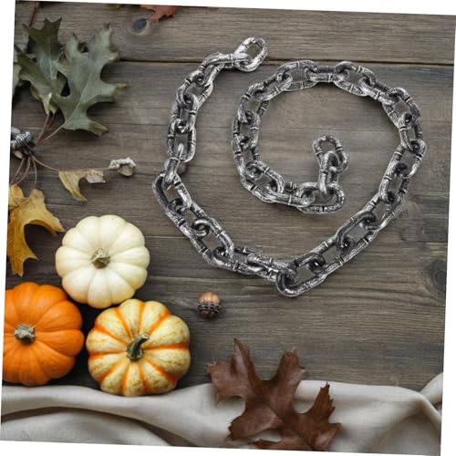 Gatuida Halloween Plastik Ketten Leichte Flexible Gefängnis Requisiten für Piraten und Gefangenen Kostüme Vielseitiges Dekorations und Cosplay Accessoire für Halloween Partys und von Gatuida