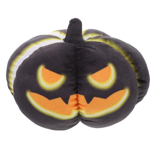 Gatuida Halloween-Plüschkürbis – Ausgestopfte Kürbispuppe mit Horror-Ausdruck – Weiches Plüschtier für Halloween-Partygeschenke und Karnevalsspielpreise von Gatuida