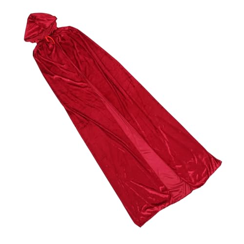 Gatuida Halloween Velours Umhang für Damen Herren Hexen Cape Halloween Feiern Cosplay Dekoration Gatuida Halloween Velours Umhang für Damen Herren Hexen Cape Halloween Feiern Cosplay Dekoration von Gatuida