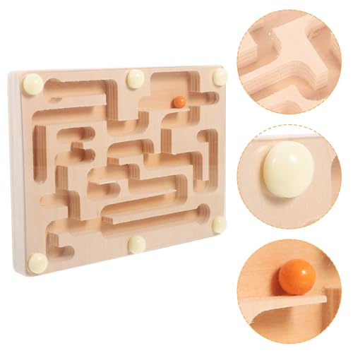 Gatuida Handheld Balance Maze Toy für Pädagogisches zur Verbesserung der Konzentration und Geduld Holzspielzeug für Vorschulkinder für Kreatives und Motorische Fähigkeiten Gatuida Handheld Balance Maze Toy für Pädagogisches zur Verbesserung der Konzentration und Geduld Holzspielzeug für Vorschulkinder für Kreatives und Motorische Fähigkeiten von Gatuida