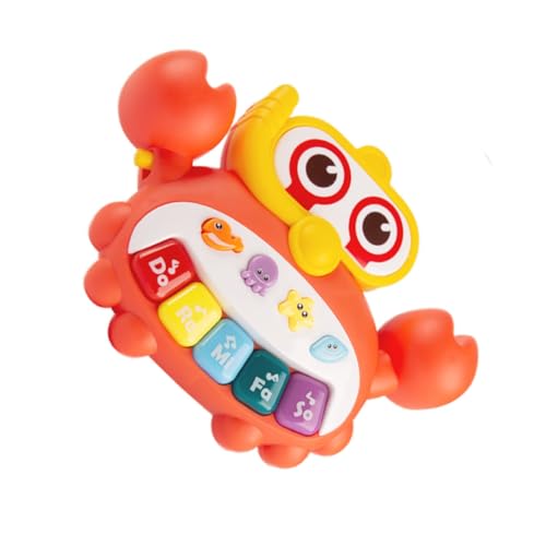 Gatuida Handheld Musical Piano Toy Buntes Lernspielzeug zur und Farberkennung für Kleinkinder Ab Monaten Tragbar Sicher Verarbeitet Fördert Frühkindliche Entwicklung von Gatuida