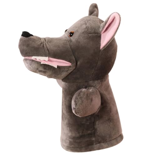Gatuida Handpuppe Plüsch Wolf Interaktive Tier Handpuppe für Puppentheater Kreativitätsförderndes Simulation Tiermodell für Pädagogisches Plüschtier zum Erzählen Gatuida Handpuppe Plüsch Wolf Interaktive Tier Handpuppe für Puppentheater Kreativitätsförderndes Simulation Tiermodell für Pädagogisches Plüschtier zum Erzählen von Gatuida