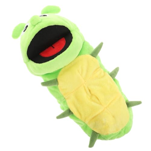 Gatuida Handpuppe Raupe Kinderspielzeug Interaktives Marionette Rollenspiel Handpuppe Puppen Lernspielzeug Handspielzeug Simulation Raupenmodell Kinderpuppenspielzeug Plüsch von Gatuida