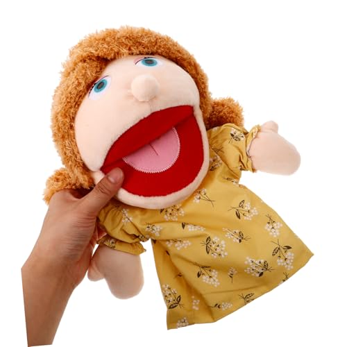 Gatuida Handpuppe für Weichem Plüsch Lebensechte Figuren Handpuppe zum Geschichtenerzählen Sicherer Materialmix Fördert Eltern Junge Mädchen Bindung Detailreiche Gestaltung für von Gatuida