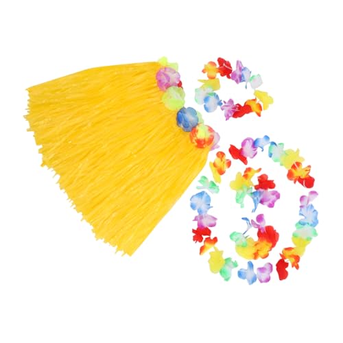 Gatuida Hawaii Set Grasrock mit Stirnband Armbändern und Halsgirlande Buntes Luau Party Kostüm Zubehör für Strand und Tropenpartys und Sicher zum Tanzen Gatuida Hawaii Set Grasrock mit Stirnband Armbändern und Halsgirlande Buntes Luau Party Kostüm Zubehör für Strand und Tropenpartys und Sicher zum Tanzen von Gatuida