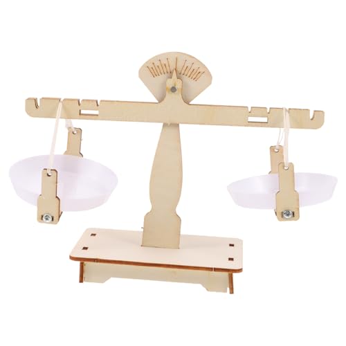 Gatuida Holz Balancewaage DIY Kleines Waagen Lernspielzeug für Montessori Experimentierpaket Sicher für Vorschulkinder Gatuida Holz Balancewaage DIY Kleines Waagen Lernspielzeug für Montessori Experimentierpaket Sicher für Vorschulkinder von Gatuida