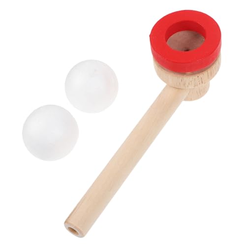 Gatuida Holz Blasball für Eltern Schwebender Balanceball Motorische Handgefertigt Roter Schwebender Ball Pädagogisches Familienspiel Partyspaß Gatuida Holz Blasball für Eltern Schwebender Balanceball Motorische Handgefertigt Roter Schwebender Ball Pädagogisches Familienspiel Partyspaß von Gatuida