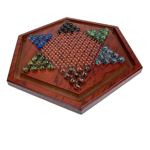 Gatuida Holz Chinese Checkers Spielset für Natürliche Holzplatte mit Glasperlen Pädagogisches Eltern Junge Mädchen Brettspiel Langlebiges Sechseckiges Strategiespiel für Drinnen und Gatuida Holz Chinese Checkers Spielset für Natürliche Holzplatte mit Glasperlen Pädagogisches Eltern Junge Mädchen Brettspiel Langlebiges Sechseckiges Strategiespiel für Drinnen und von Gatuida