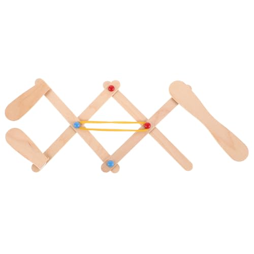 Gatuida Holz DIY Mechanisches Handmodell Bausatz für Lernspielzeug Wissenschaft Technik Kreatives Basteln Mechanik Arm Modell Bausatz mit Anleitung von Gatuida