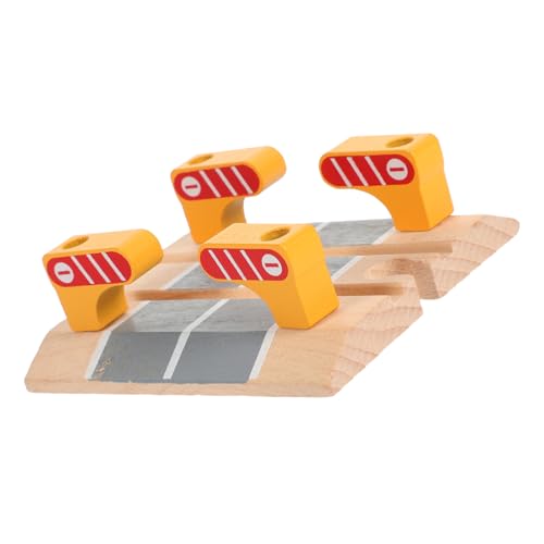 Gatuida Holz Eisenbahn Zubehör Bahnübergang Modell DIY Schranke für Modelleisenbahn Spur Holzschienen Zubehör für Lernspielzeug Gatuida Holz Eisenbahn Zubehör Bahnübergang Modell DIY Schranke für Modelleisenbahn Spur Holzschienen Zubehör für Lernspielzeug von Gatuida