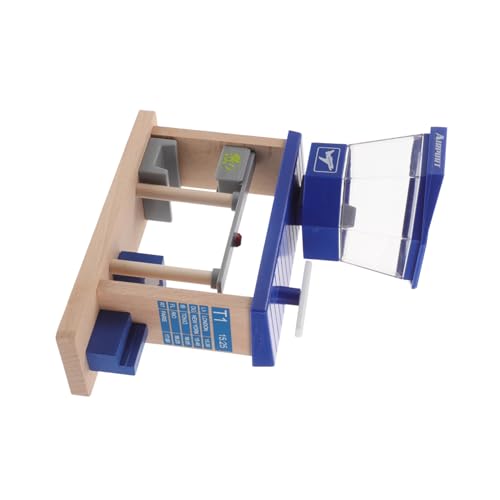 Gatuida Holz Flugzeug Station Modell mit Schienen Zubehör für Pädagogisches Lernspiel Fördert Feinmotorik und Kreativität Sicherer Holz Mix für Zuhause und Kindergarten Gatuida Holz Flugzeug Station Modell mit Schienen Zubehör für Pädagogisches Lernspiel Fördert Feinmotorik und Kreativität Sicherer Holz Mix für Zuhause und Kindergarten von Gatuida