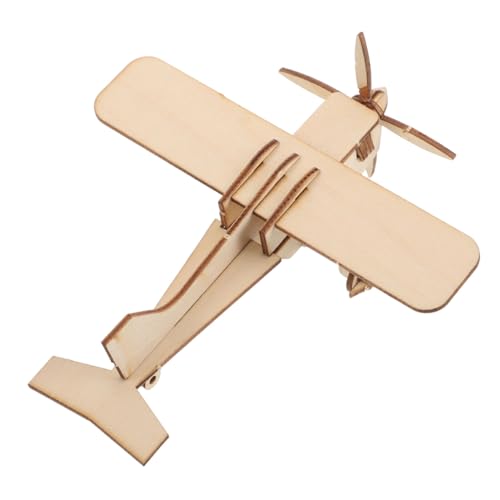 Gatuida Holz Flugzeugmodell Puzzle Bausatz DIY Modellflugzeug zum Basteln und Bemalen Pädagogisches für Tischdekoration und Kreatives Partygeschenk von Gatuida