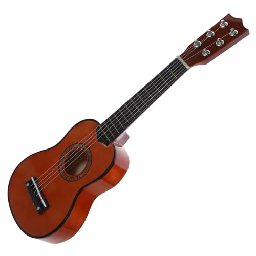 Gatuida Holz Gitarre für Musikalisches Lernspielzeug Musikalischen Früherziehung für Kleine Musikliebhaber und Anfänger Braun von Gatuida