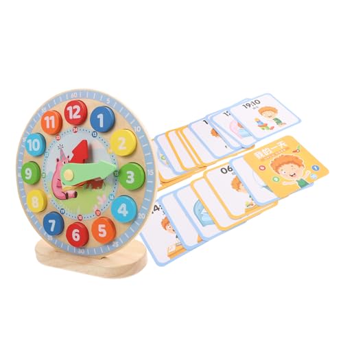 Gatuida Holz Lernuhr Lernspielzeug für Erkennen Uhrzeitanalyse Vorschulspielzeug aus Holz Sicher Langlebig Pädagogisch Fördernd für Jungen Mädchen Gatuida Holz Lernuhr Lernspielzeug für Erkennen Uhrzeitanalyse Vorschulspielzeug aus Holz Sicher Langlebig Pädagogisch Fördernd für Jungen Mädchen von Gatuida
