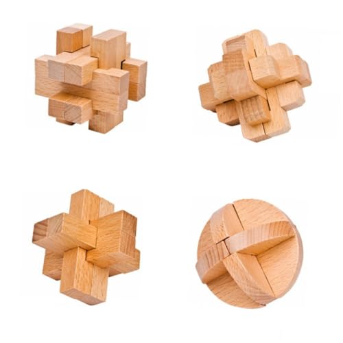 Gatuida Holz Luban Lock Iq Puzzle Teiliges Intellektuelles Knobelspiel aus Buchenholz Stressabbauendes Denkspiel für Ab Jahren Handkoordination und Logisches Fördernd Gatuida Holz Luban Lock Iq Puzzle Teiliges Intellektuelles Knobelspiel aus Buchenholz Stressabbauendes Denkspiel für Ab Jahren Handkoordination und Logisches Fördernd von Gatuida