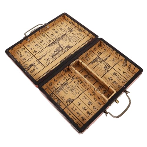Gatuida Holz Mahjong Aufbewahrungsbox mit Deckel Robuste Traditionelle Holzkiste für Mahjong Spielsteine Multifunktionale Aufbewahrung Geschenkbox für Zuhause und Geschäft Stilvoll und Gatuida Holz Mahjong Aufbewahrungsbox mit Deckel Robuste Traditionelle Holzkiste für Mahjong Spielsteine Multifunktionale Aufbewahrung Geschenkbox für Zuhause und Geschäft Stilvoll und von Gatuida