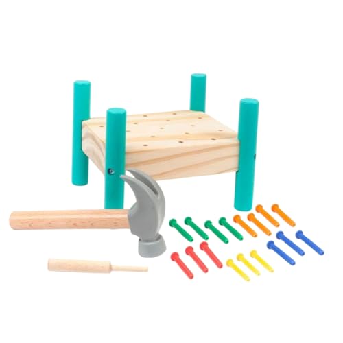 Gatuida Holz Nagelspiel mit Hammer Farbige Tafel zur Farb und Feinmotorikförderung Robustes Lernspielzeug für Vorschulkinder zur Hand Auge Koordination und Kreativen Entwicklung Gatuida Holz Nagelspiel mit Hammer Farbige Tafel zur Farb und Feinmotorikförderung Robustes Lernspielzeug für Vorschulkinder zur Hand Auge Koordination und Kreativen Entwicklung von Gatuida