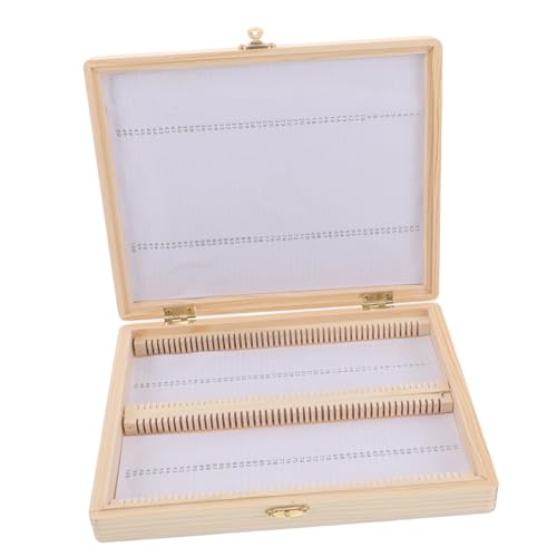 Gatuida Holz Objektträger Aufbewahrungsbox aus Langlebigem Holz für Mikroskop Slides Elegantes Design Praktische Organisation von Laborzubehör und Mikroskopzubehör Gatuida Holz Objektträger Aufbewahrungsbox aus Langlebigem Holz für Mikroskop Slides Elegantes Design Praktische Organisation von Laborzubehör und Mikroskopzubehör von Gatuida