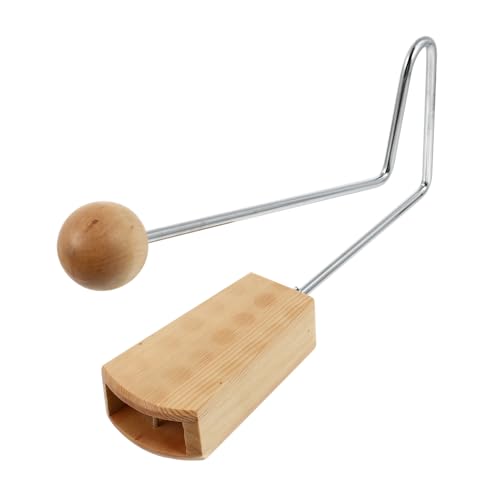 Gatuida Holz Percussion Instrument Tremolo Langlebig und Einfach zu Fördert Musikalische Sensibilität und Hand Auge Koordination Musikspielzeug für Kinderentwicklung von Gatuida