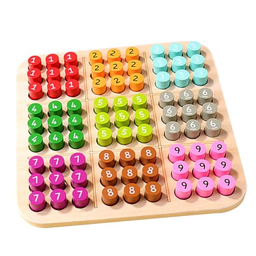 Gatuida Holz Sudoku Brettspiel Denkspiel Logikspiel Lernspielzeug Leicht Tragbar Intelligenzfördernd Pädagogisch für Gatuida Holz Sudoku Brettspiel Denkspiel Logikspiel Lernspielzeug Leicht Tragbar Intelligenzfördernd Pädagogisch für von Gatuida