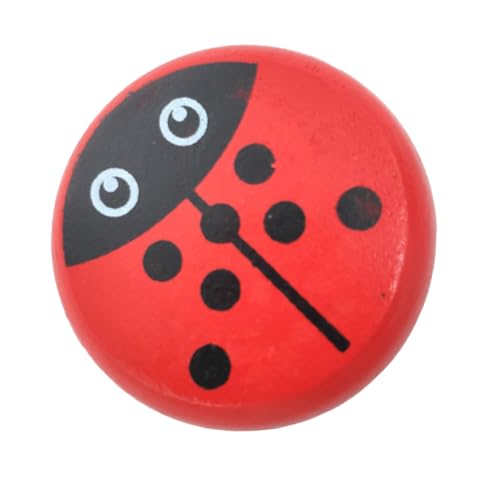 Gatuida Holz Yoyo Ball mit Schnur Cartoon Marienkäfer Design Robustes Lernspielzeug für Fördert Hand Auge Koordination Handschonend Langlebig Yoyo in Rot Gatuida Holz Yoyo Ball mit Schnur Cartoon Marienkäfer Design Robustes Lernspielzeug für Fördert Hand Auge Koordination Handschonend Langlebig Yoyo in Rot von Gatuida
