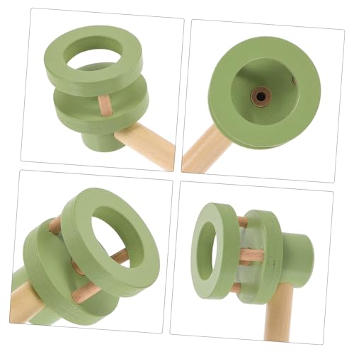 Gatuida Holzblaseball Grün Atemtraining Koordination Motorik Eltern Junge Mädchen Spiel Geburtstagsgeschenk Schwimmende Bälle Indoor Outdoor von Gatuida