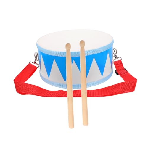 Gatuida Holzhandtrommel mit Dreieckigem Muster Leichter Kompakter Musikinstrument für Jungen und Mädchen Fördert Rhythmusgefühl und Musikalische Früherziehung für Unterwegs von Gatuida