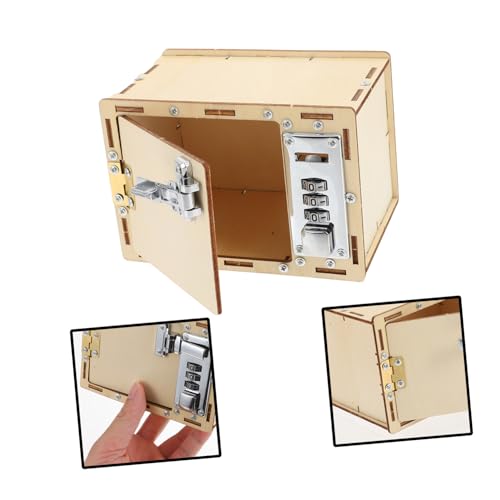 Gatuida Holzmechanische DIY Passwortbox zum Basteln Pädagogisches Montessori Motorikspielzeug Fördert Logisches Denken und Handwerkliche Fähigkeiten für Ab Jahren von Gatuida