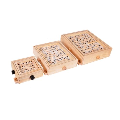 Gatuida Holzperlen Labyrinthspiel Lernspielzeug für Jungen Mädchen Pädagogisches Holzpuzzle und Problemlösung Gatuida Holzperlen Labyrinthspiel Lernspielzeug für Jungen Mädchen Pädagogisches Holzpuzzle und Problemlösung von Gatuida