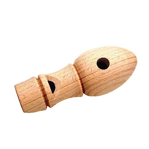 Gatuida Holzpfeife Trillerpfeife Adorable Musikinstrument Pädagogisch Sicher Kindergarten Jungen Mädchen von Gatuida