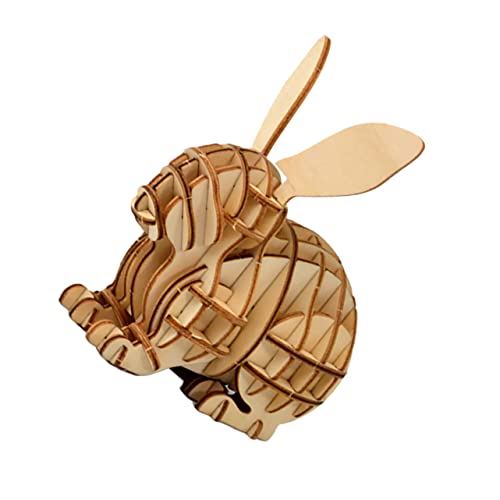 Gatuida Holzpuzzle Rabbit Design Kreatives DIY Puzzle für Handgefertigtes Holzspielzeug Hand Augen Koordination und Intellektuellen Entwicklung für Geburtstage und Feste Gatuida Holzpuzzle Rabbit Design Kreatives DIY Puzzle für Handgefertigtes Holzspielzeug Hand Augen Koordination und Intellektuellen Entwicklung für Geburtstage und Feste von Gatuida