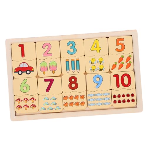 Gatuida Holzpuzzle für Kleinkinder Jahre Pädagogisches Memory aus Hochwertigem Holz Fördert Handkoordination und Zahlenverständnis Montessori Lernspielzeug für Frühes Lernen Gatuida Holzpuzzle für Kleinkinder Jahre Pädagogisches Memory aus Hochwertigem Holz Fördert Handkoordination und Zahlenverständnis Montessori Lernspielzeug für Frühes Lernen von Gatuida