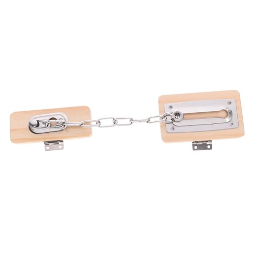 Gatuida Holzspielzeug Busy Board Türschloss Lernspielzeug aus Natürlichem Holz Hand Auge koordination und Kreativem Denken für Interaktives Lernspielzeug von Gatuida