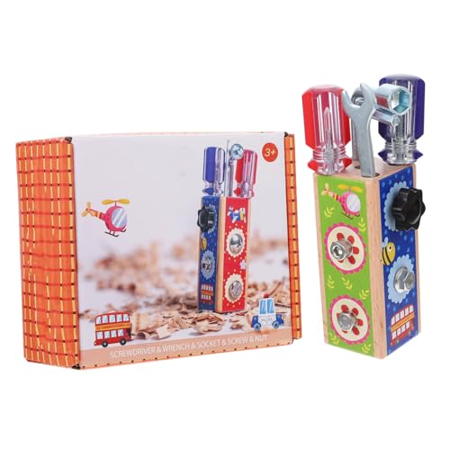 Gatuida Holzspielzeug Schraubbrett Lernspielzeug Frühförderung Kreatives Schrauben für Jungen Mädchen Pädagogisches Geschenk zur Entwicklung der Feinmotorik Gatuida Holzspielzeug Schraubbrett Lernspielzeug Frühförderung Kreatives Schrauben für Jungen Mädchen Pädagogisches Geschenk zur Entwicklung der Feinmotorik von Gatuida