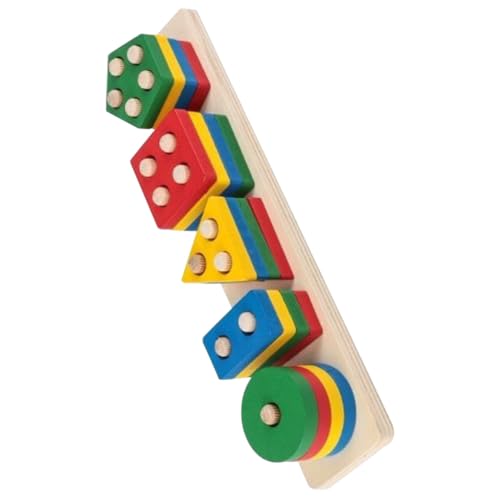 Gatuida Holzspielzeug Sortierspiel für Kleinkinder Jahre Montessori Form und Farberkennung Motorisches Training Teiliges Sicher Langlebig Fördert Feinmotorik und Hand Augen Koordination von Gatuida