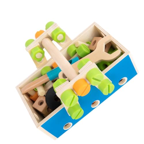 Gatuida Holzspielzeug für Multifunktionales Spielzeugset mit Schrauben für Kreative Rollenspiele für Eltern Junge Mädchen Aktivitäten Hand Augen Koordination von Gatuida