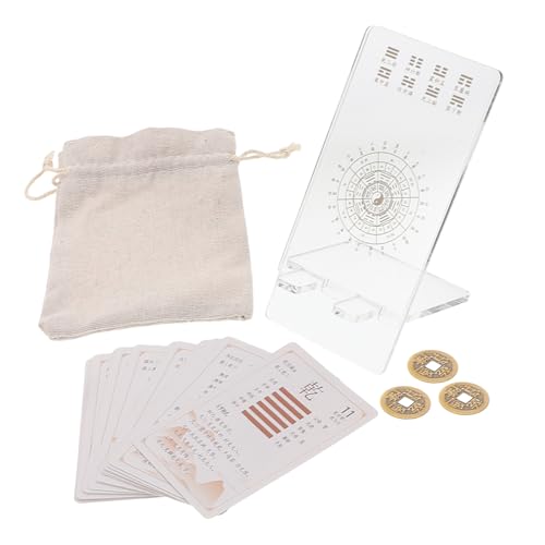 Gatuida I Ching Papierkarten Set Hexagramme Traditionelle Chinesische Wahrsagekarten Lernset für Anfänger Langlebiges Divinationsspiel für Kulturliebhaber und Sammler Gatuida I Ching Papierkarten Set Hexagramme Traditionelle Chinesische Wahrsagekarten Lernset für Anfänger Langlebiges Divinationsspiel für Kulturliebhaber und Sammler von Gatuida