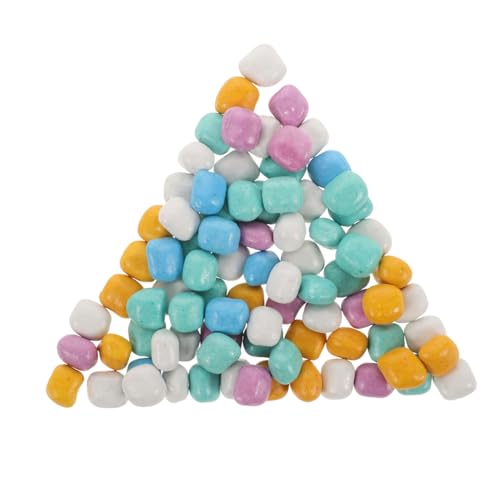 Gatuida Imitationsporzellan Spielsand Farben Sensory DIY Sandspielzeug Indoor Sandspiel für Kreatives Spielhaus Material Farbige Keramiksteine Sicher und Vielfältig von Gatuida
