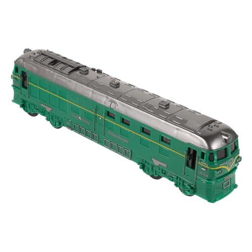 Gatuida Inertia Mini Zug Modell mit Licht und Sound Retro Grün Doppelkopf Spielzeugeisenbahn für Robustes Miniatur Dekor als und Lernspielzeug Gatuida Inertia Mini Zug Modell mit Licht und Sound Retro Grün Doppelkopf Spielzeugeisenbahn für Robustes Miniatur Dekor als und Lernspielzeug von Gatuida