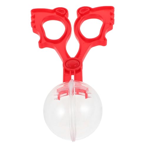 Gatuida Insektenfänger Zange für Outdoor Entdeckungswerkzeug Leichtes Greifwerkzeug für Feinmotorik Entwicklung Schmetterlings Reptilienfänger Rot für Naturerkundung und Lernspiel von Gatuida