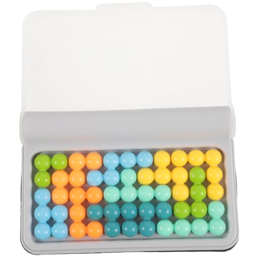 Gatuida Intelligentes Kinderperlen Spielset Farbenfrohes Denkspiel Hand Auge Koordination Sicherer Kunststoff Robustes Lernspielzeug für Jungen und Mädchen Ab Jahren von Gatuida