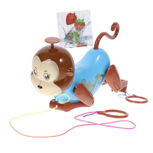 Gatuida Interaktives Affenspielzeug zum Ziehen mit Seil Buntes Kletterspielzeug aus Leichtem Kunststoff für Outdoor Spielspaß Kindgerechtes Cartoon Design Robuste Zufällige Farbe Gatuida Interaktives Affenspielzeug zum Ziehen mit Seil Buntes Kletterspielzeug aus Leichtem Kunststoff für Outdoor Spielspaß Kindgerechtes Cartoon Design Robuste Zufällige Farbe von Gatuida