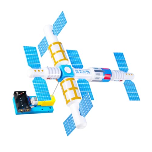 Gatuida Interaktives Space Shuttle Modell Bausatz für Mehrteiliger Sicherer DIY Weltraum Station Lernspiel Fördert Steam Bildung und Problemlösungskompetenz von Gatuida