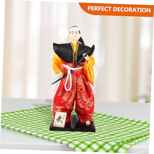 Gatuida Japanische Samurai Figur Ornament Stabile Desktop Dekoration Traditionelle Japanische Puppe für Wohn Büro und Schlafräume Japanischer Stil Gatuida Japanische Samurai Figur Ornament Stabile Desktop Dekoration Traditionelle Japanische Puppe für Wohn Büro und Schlafräume Japanischer Stil von Gatuida