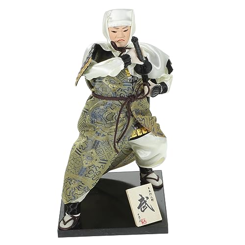 Gatuida Japanische Samurai Puppe Dekorative Kunstfigur im Japanischen Stil für Schreibtisch und für Büro und Wohnraumgestaltung von Gatuida